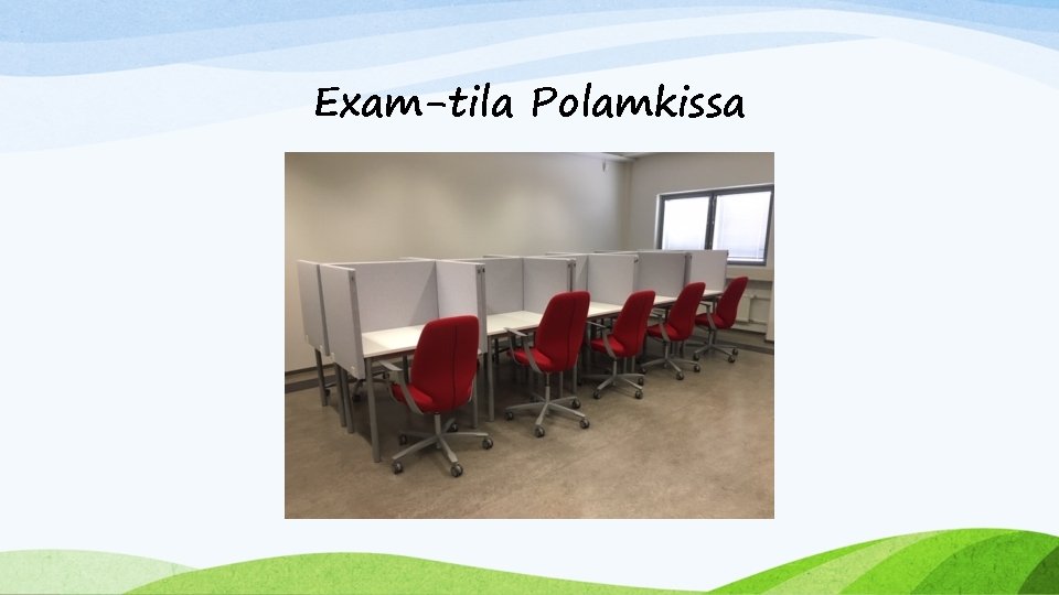 Exam-tila Polamkissa 