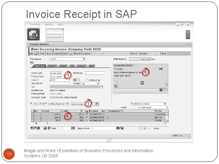 Invoice Receipt in SAP 19 Magal and Word ! Essentials of Business Processes and