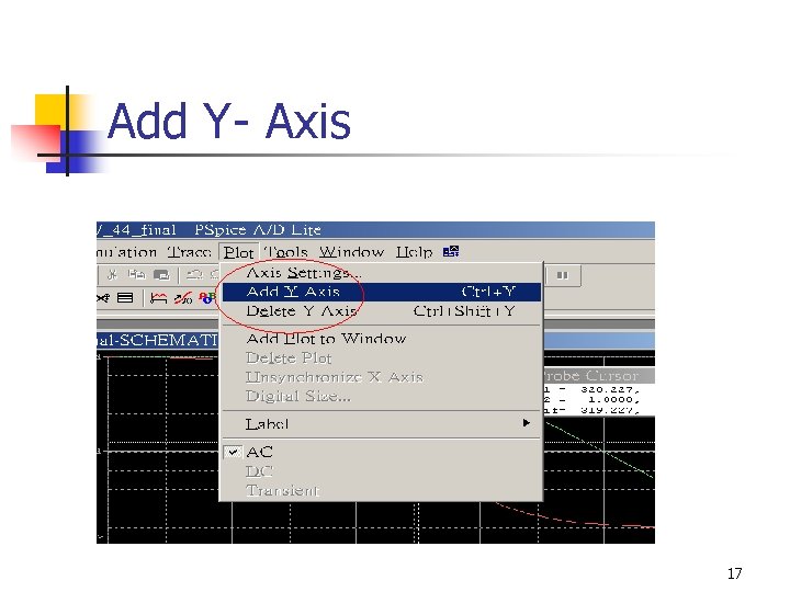 Add Y- Axis 17 