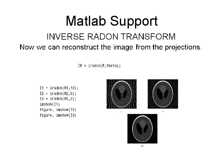 Matlab Support 