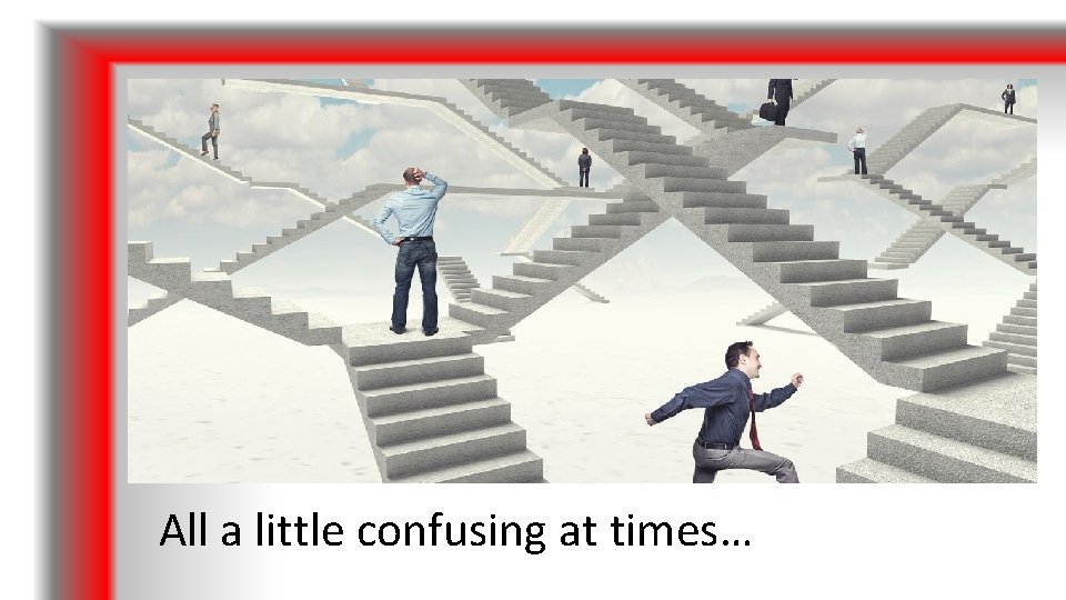 All a little confusing at times… 