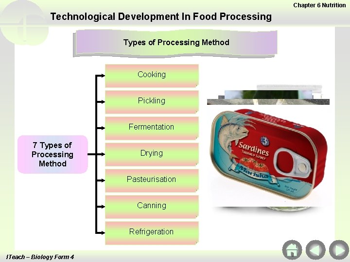 Chapter 6 Nutrition Technological Development In Food Processing Types of Processing Method Cooking Pickling