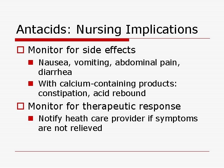 Gastrointestinal Drugs By Karen Ruffin Rn Msn Ed