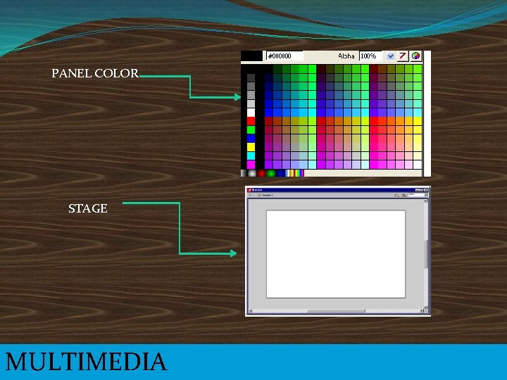 PANEL COLOR STAGE MULTIMEDIA 