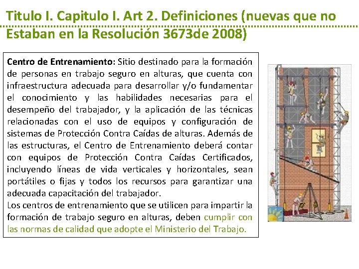 Titulo I. Capitulo I. Art 2. Definiciones (nuevas que no Estaban en la Resolución