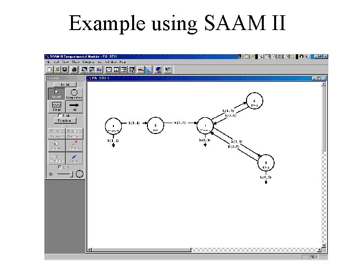 Example using SAAM II 