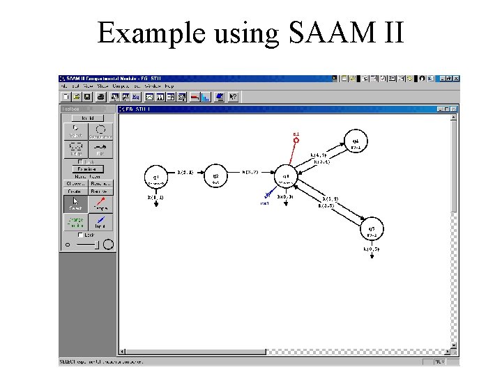 Example using SAAM II 