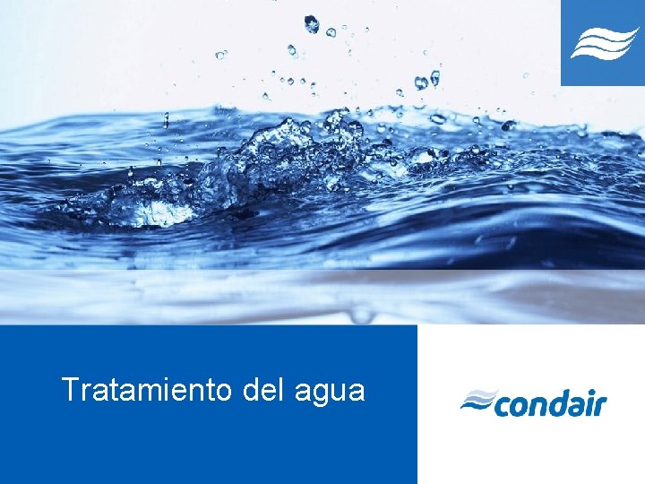 Tratamiento del agua 