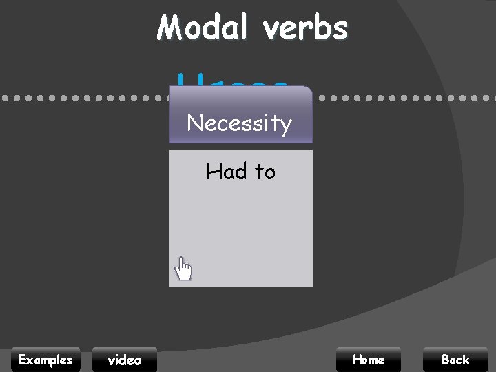 Modal verbs Usage • • • • • • • • • • •
