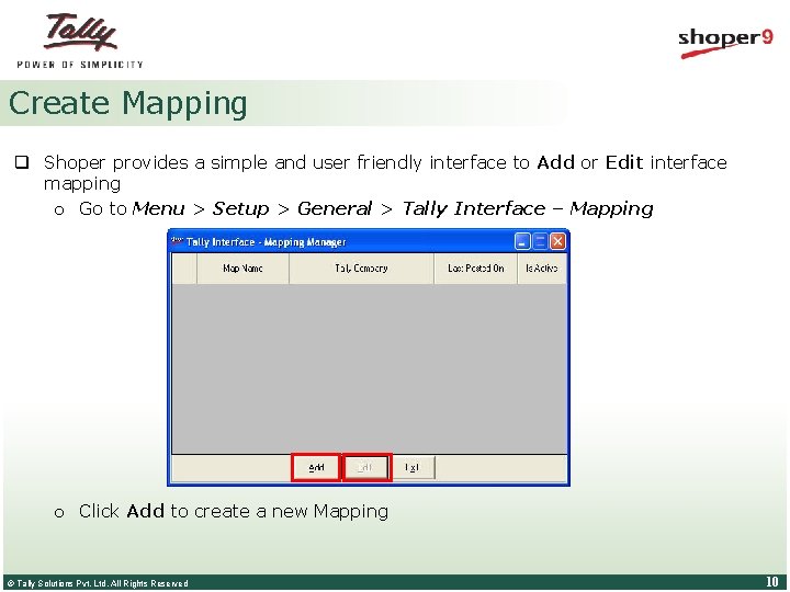 Create Mapping q Shoper provides a simple and user friendly interface to Add or
