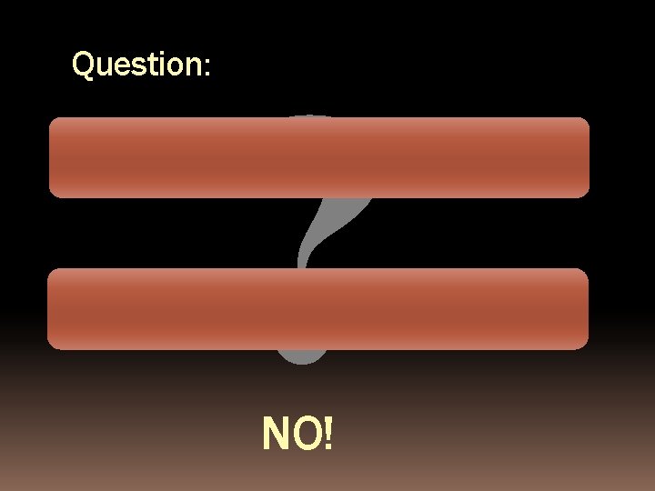 Question: ? Is a vote for a Palestinian State… …in favor of the Palestinians?