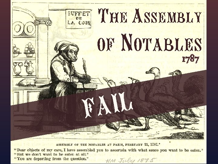 The Assembly of Notables 1787 L I A F 