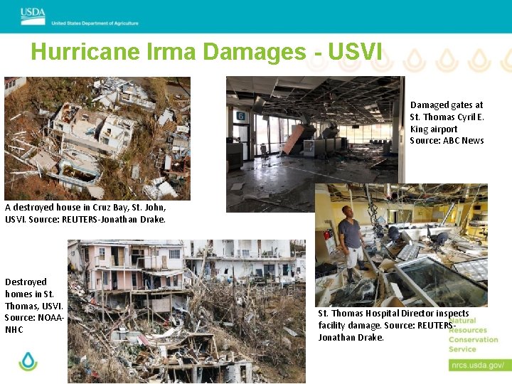 Hurricane Irma Damages - USVI Damaged gates at St. Thomas Cyril E. King airport
