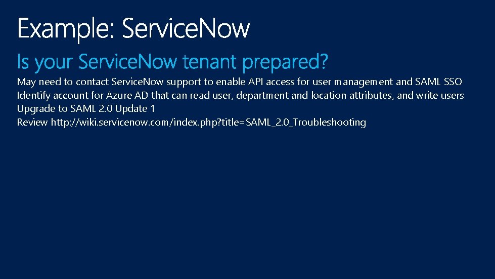 May need to contact Service. Now support to enable API access for user management