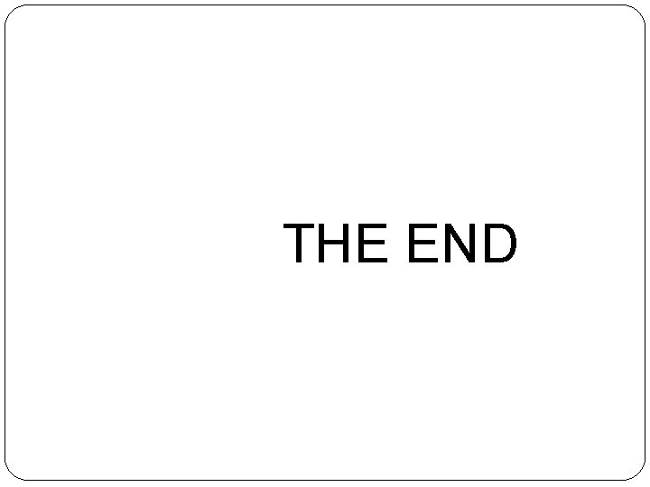 THE END 