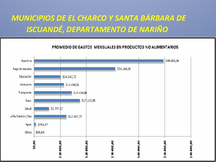 MUNICIPIOS DE EL CHARCO Y SANTA BÁRBARA DE ISCUANDÉ, DEPARTAMENTO DE NARIÑO 