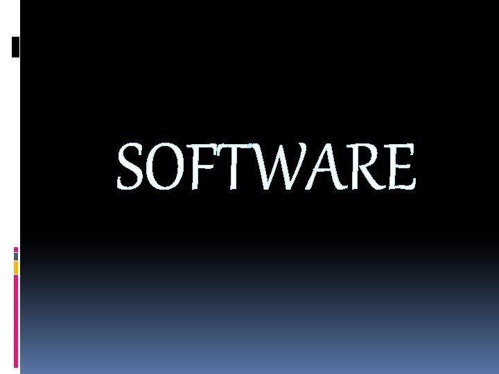 SOFTWARE 