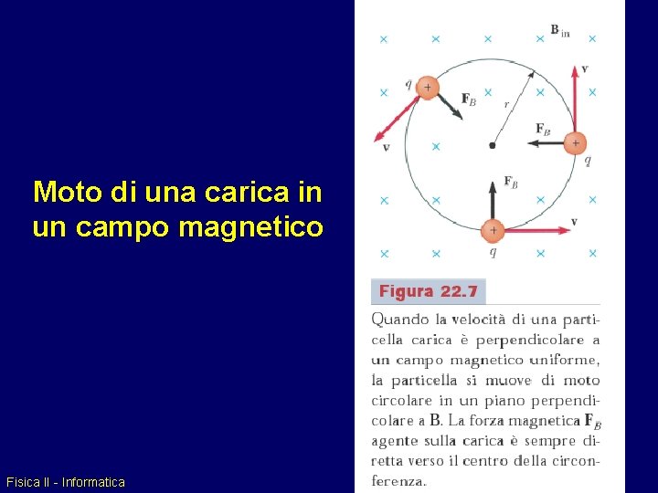 Moto di una carica in un campo magnetico Fisica II - Informatica 