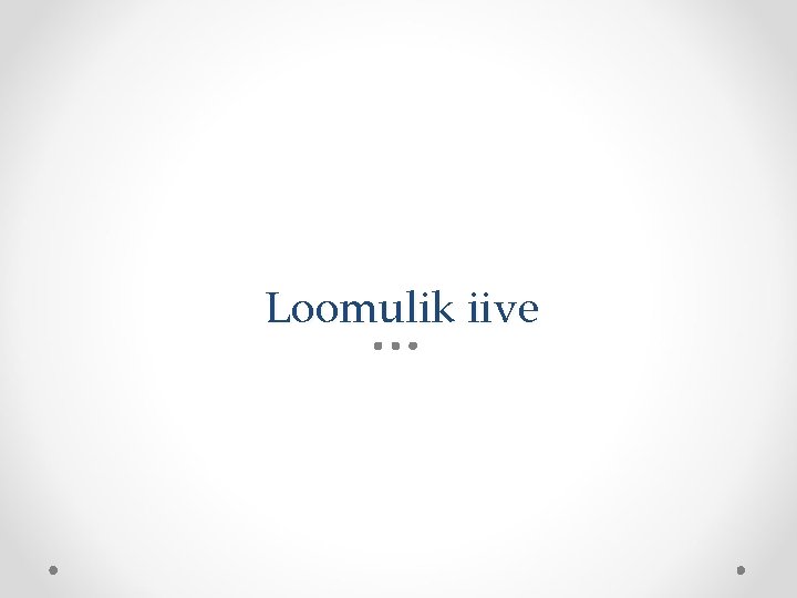 Loomulik iive 