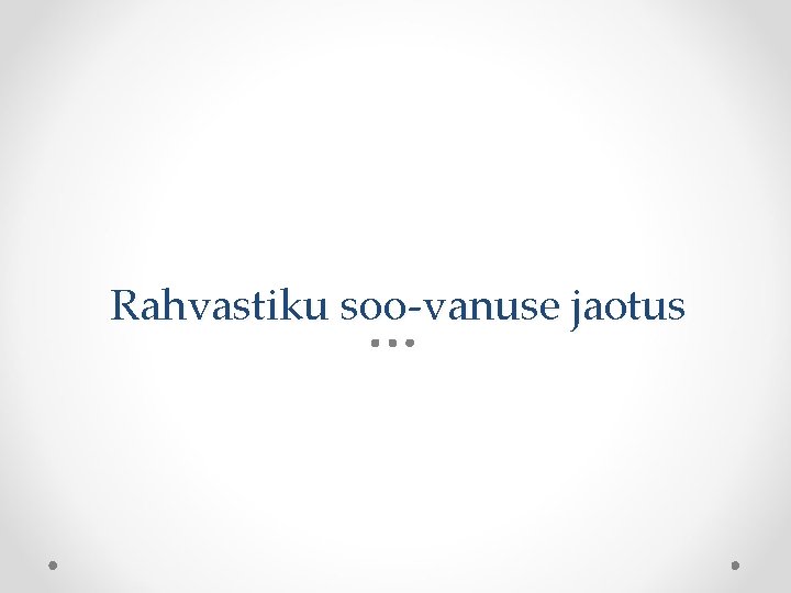 Rahvastiku soo-vanuse jaotus 