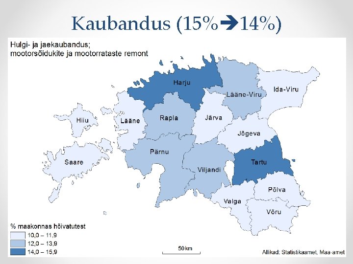 Kaubandus (15% 14%) 