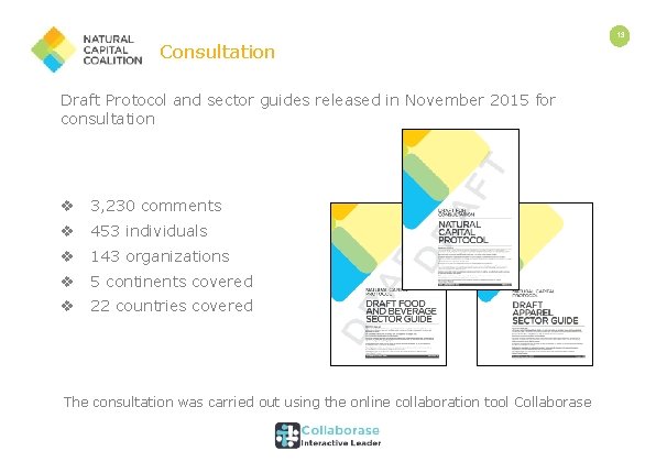 Consultation Draft Protocol and sector guides released in November 2015 for consultation v 3,