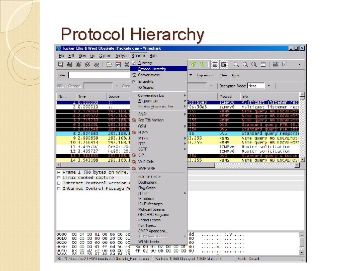 Protocol Hierarchy 