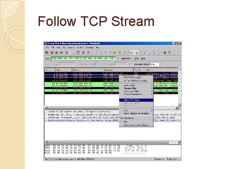 Follow TCP Stream 