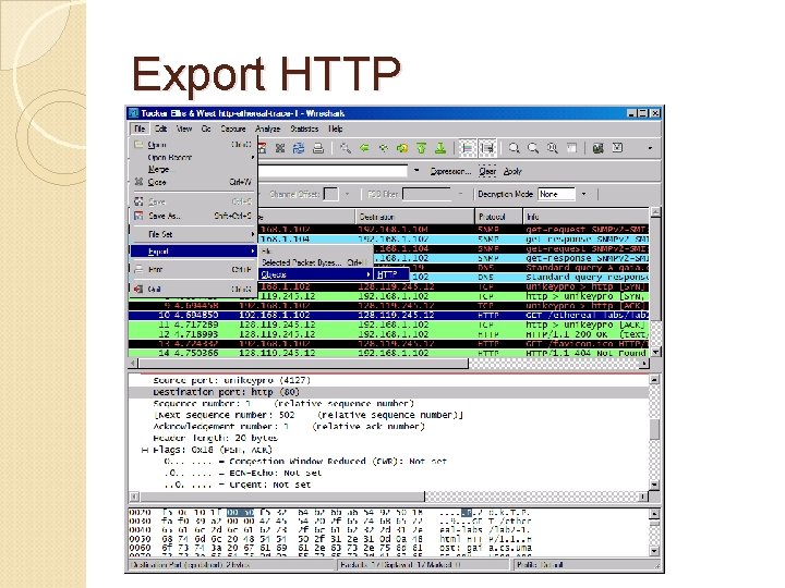 Export HTTP 