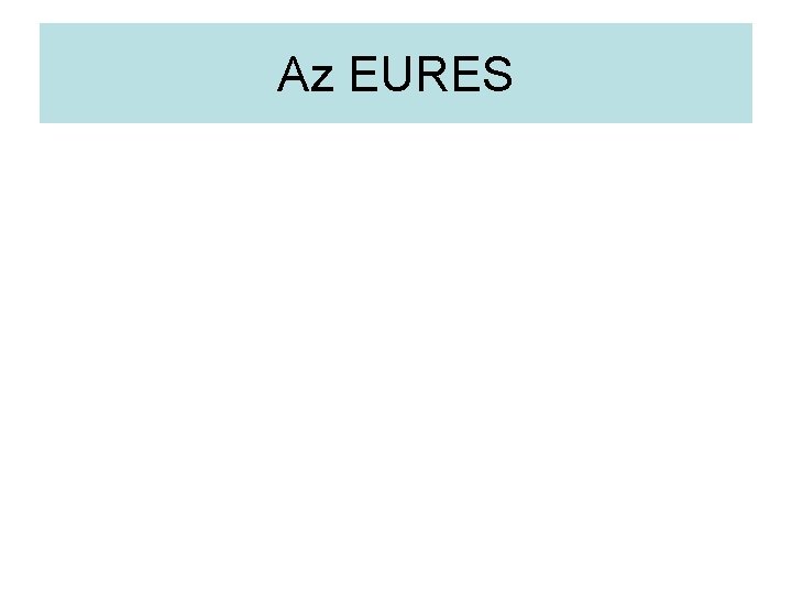 Az EURES 