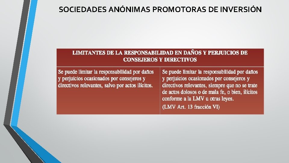 SOCIEDADES ANÓNIMAS PROMOTORAS DE INVERSIÓN 