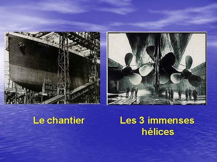 Le chantier Les 3 immenses hélices 