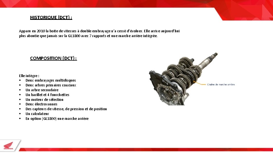 HISTORIQUE (DCT) : Apparu en 2010 la boite de vitesses à double embrayage n’a