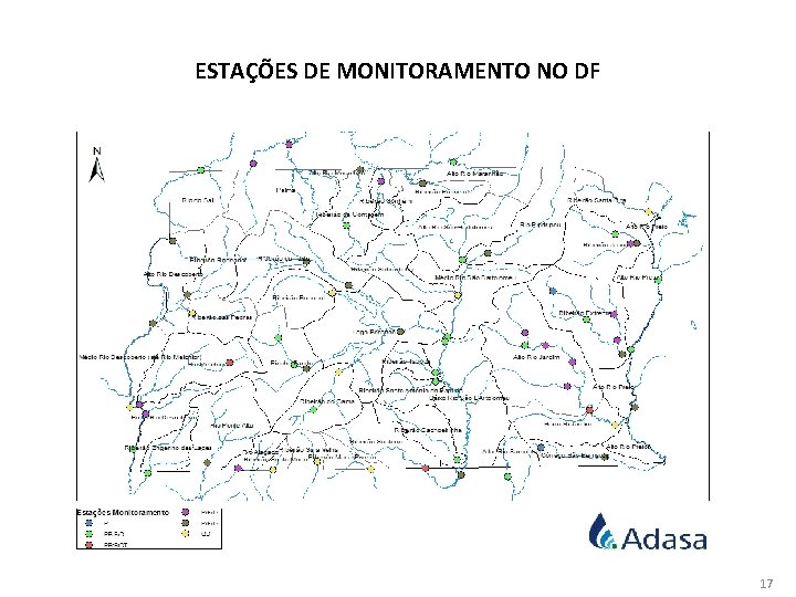 ESTAÇÕES DE MONITORAMENTO NO DF 17 