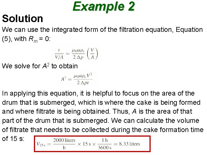 Filtration Learning objectives Explain the basic types and
