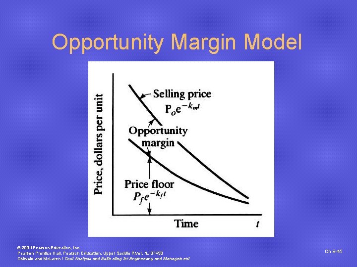 Opportunity Margin Model © 2004 Pearson Education, Inc. Pearson Prentice Hall, Pearson Education, Upper Opportunity Margin Model © 2004 Pearson Education, Inc. Pearson Prentice Hall, Pearson Education, Upper
