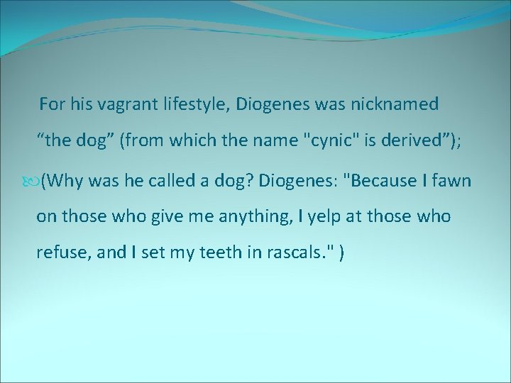 Unit 4 Diogenes and Alexander By Group Three