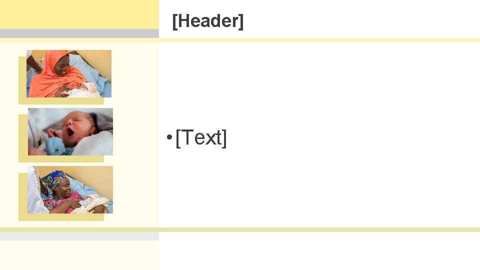 [Header] • [Text] 