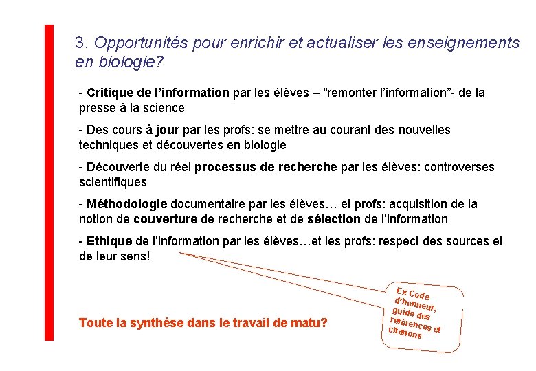 Matrise De Linformation Information Literacy Dans La Recherche
