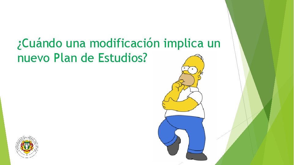 ¿Cuándo una modificación implica un nuevo Plan de Estudios? 