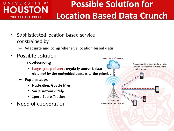 Possible Solution for Location Based Data Crunch • Sophisticated location based service constrained by