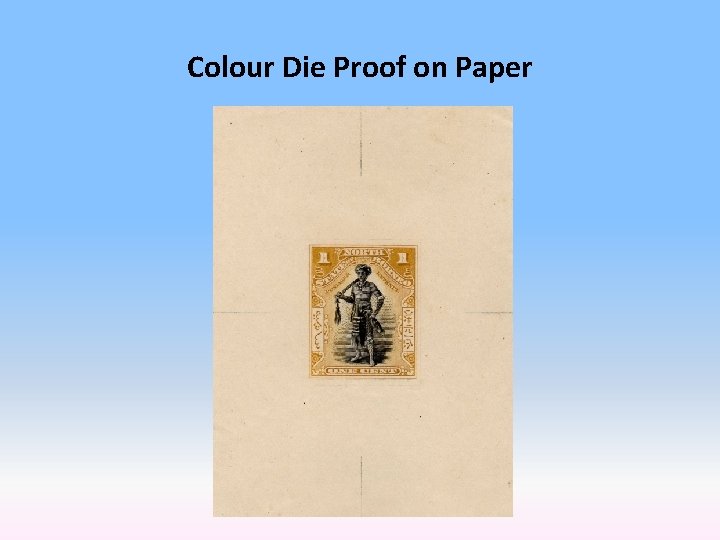Colour Die Proof on Paper 