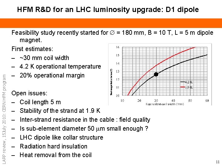 LARP review, 15 July 2010: CERN HFM program HFM R&D for an LHC luminosity
