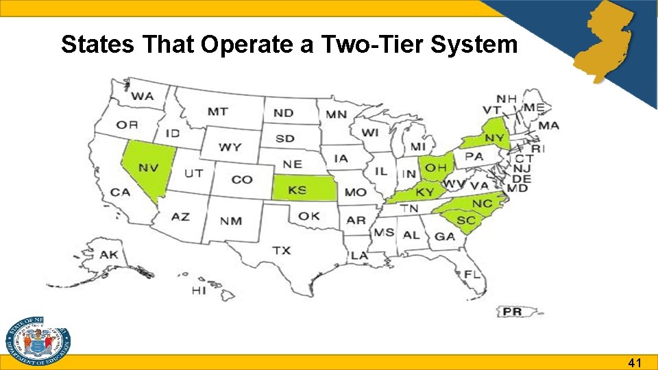States That Operate a Two-Tier System 41 
