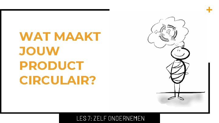 WAT MAAKT JOUW PRODUCT CIRCULAIR? LES 7: ZELF ONDERNEMEN 