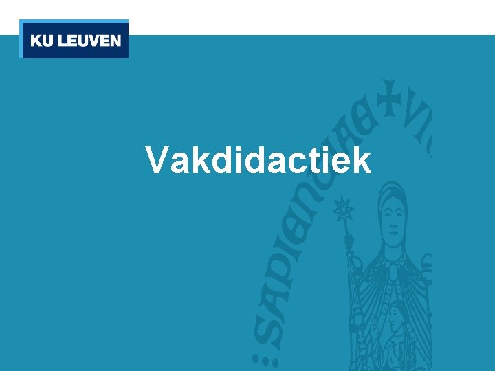 Vakdidactiek 