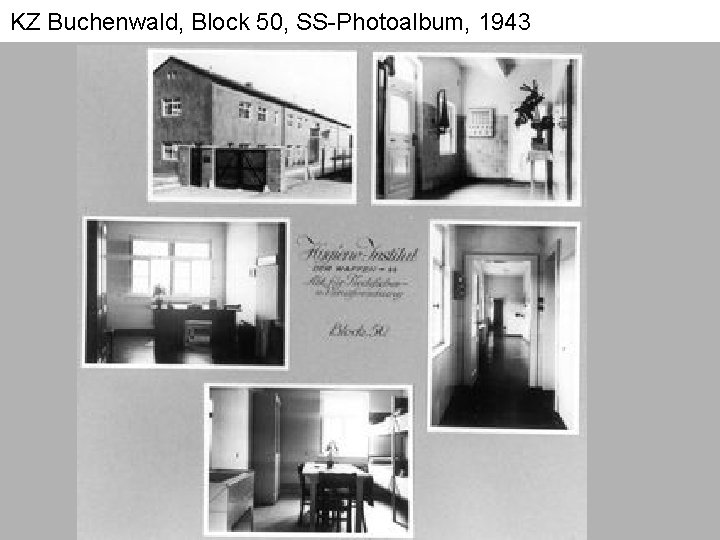 KZ Buchenwald, Block 50, SS-Photoalbum, 1943 