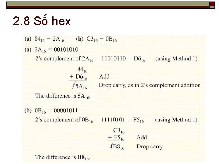 2. 8 Số hex 