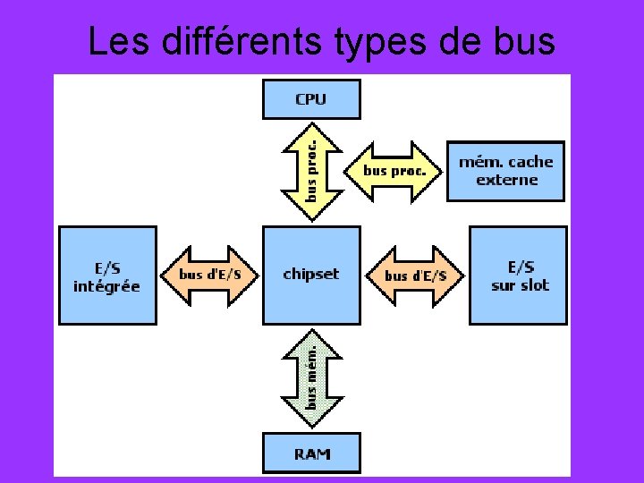 Les différents types de bus 