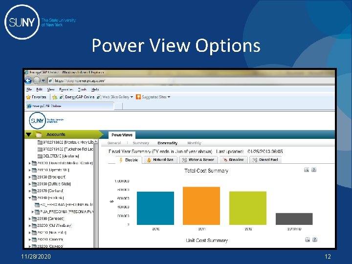 Power View Options 11/28/2020 12 